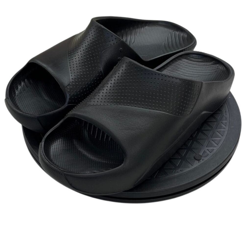 Womens Air Jordan Post FZ6511-001 Slip-On Slide Sandals Comfort Black Size 6